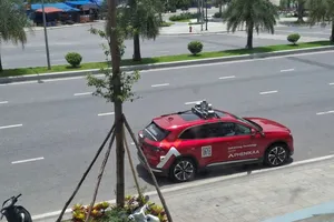 Hệ thống camera bên trên VinFast VF8 ứng dụng trong công nghệ tự lái