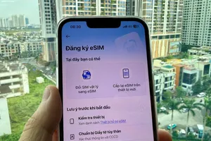 Người dùng dễ dàng chuyển từ SIM vật lý qua eSIM ngay trên thiết bị di động của mình.
