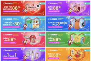 Nhiều ưu đãi cho người dùng khi tham gia “Siêu sale tết” trên Lazada