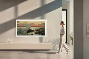 TV The Frame của Samsung mang phong cách vượt trội khi đặt trong nhà