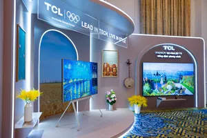 Thế hệ TV mới của TCL được giới thiệu tại chương trình.