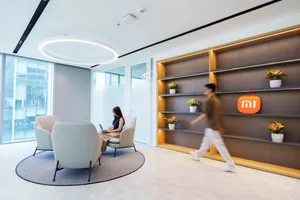 Một góc không gian văn phòng làm việc của Xiaomi tại TPHCM