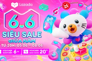 “Siêu Sale 6-6” là lễ hội mua sắm lớn nhất trên Lazada