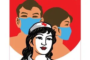 Thông điệp đẩy lùi Covid-19 với tranh cổ động