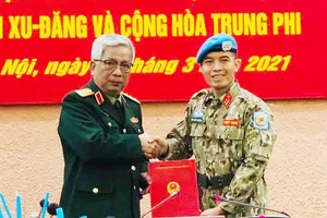 Sĩ quan Việt Nam được cử đi làm nhiệm vụ tại trụ sở Liên hợp quốc