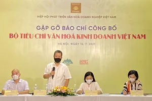 Buổi công bố  Bộ tiêu chí văn hóa kinh doanh Việt Nam