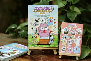 2 tác giả truyện tranh khoa học Hàn Quốc giao lưu với độc giả nhí Việt Nam