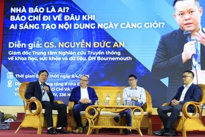 Các vị diễn giả, khách mời tại buổi tọa đàm