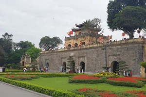 Khu di sản thế giới Hoàng thành Thăng Long (Hà Nội). Ảnh: QUYÊN HOÀNG