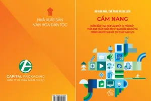 Ra mắt Cẩm nang hướng dẫn thực hiện các nhiệm vụ phân cấp cho UBND cấp xã trong lĩnh vực VH-TT-DL