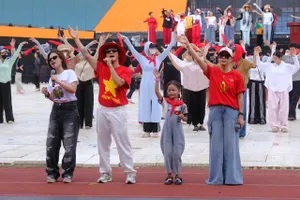 Những hình ảnh được hé lộ từ buổi luyện tập. Ảnh HÀ TRANG