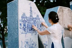 Chùa Một Cột, chợ Bến Thành… xuất hiện trên biểu tượng mới tại Hà Nội