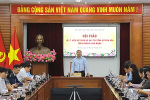 Hội thảo lấy ý kiến dự thảo Bộ quy tắc ứng xử văn hóa trên không gian mạng