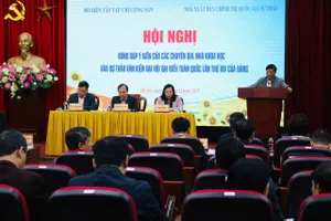 Hội nghị lấy ý kiến đóng góp của chuyên gia, nhà khoa học