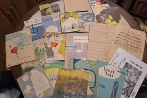 Những ấn phẩm có in các tác phẩm của nhạc sĩ Hoàng Vân