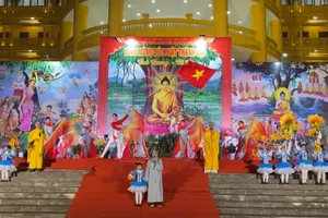 Giai điệu “Viết tiếp câu chuyện hòa bình” tại Học viện Phật giáo Việt Nam