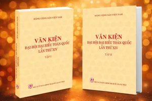 Phát hành bộ sách "Văn kiện Đại hội đại biểu toàn quốc lần thứ XIV"