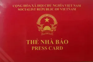 Kéo dài thời hạn sử dụng thẻ nhà báo đến hết tháng 6-2026