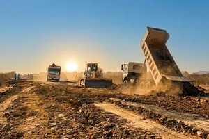 Tuyến đường huyết mạch tại Abyei được hoàn thành trong thời gian kỷ lục. Ảnh: HẢI YẾN