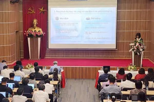 Hội nghị sơ kết lĩnh vực thông tin điện tử 6 tháng đầu năm 2026 do Cục Phát thanh, Truyền hình và Thông tin điện tử. Ảnh: THU HÀ