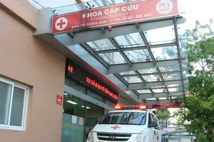 Khu vực Khoa Cấp cứu, Bệnh viện E- Ảnh: THANH THANH
