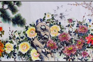 “富貴長春”乃張漢明書畫家的名畫之一。