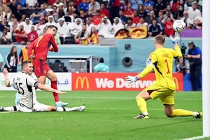 莫拉塔成功進球（圖源：互聯網） 