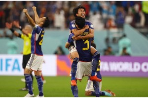 日本逆轉西班牙並以小組頭名出線（圖源：互聯網） 