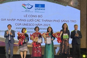 会安正式加入联合国教科文组织全球创意城市网络 