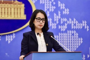 外交部发言人范秋姮。