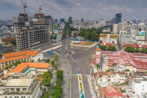 第一郡黎利、阮惠、崛起街的地价最高，每平方米高达6.87亿元以上。