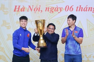 越南国足——2024年东盟杯冠军的球员。（图：越通社）