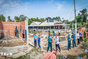 危旧房清零运动让每一位公民都能居住在安全、温暖、充满希望的家园之中。图自越通社