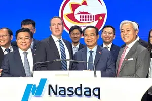 胡志明市人委会主席与美国投资商就国际金融中心举行会议 