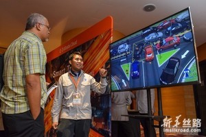 马来西亚智能交通管理系统操作。新华社资料图