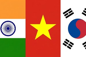 越南党和国家领导人向印度和韩国领导人致贺电