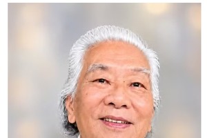 陈适老师是周文廉小学原校长。图自baotintuc.vn