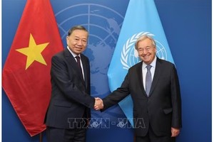 党中央总书记、国家主席苏林会见联合国秘书长