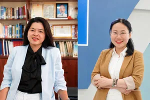 PGS-TS Nguyễn Thị Hiệp và PGS-TS Hà Thị Thanh Hương.