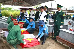 Kiên Giang: Truy điệu, an táng 32 hài cốt liệt sĩ quân tình nguyện, chuyên gia Việt Nam