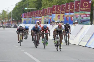 Pha nước rút tại đích đến. 