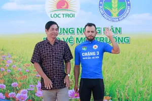 Jordan Parra không chỉ mặc áo xanh mà còn lấy luôn áo vàng. 