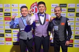 Cả ba cơ thủ Việt Nam đều đang thi đấu thăng hoa. 