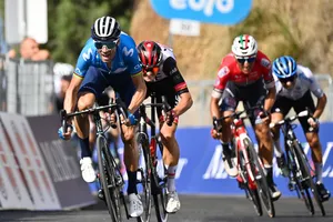Alejandro Valverde tung nước rút