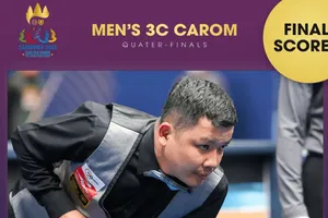 Nguyễn Đức Anh Chiến đã loại cơ thủ nước chủ nhà