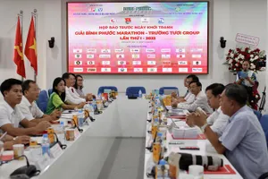 Quang cảnh buổi họp báo