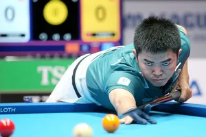 Nguyễn Quốc Nguyện khởi đầu mạnh mẽ ở Round 8. Ảnh: Kim Young Hun