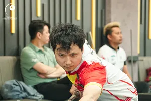 Nguyễn Bá Mạnh lọt vào tứ kết. Ảnh: CPBA 99