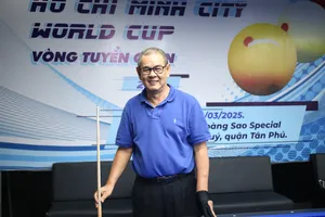 “Lão tướng” Lý Thế Vinh giành suất dự giải Billiards World Cup TPHCM 2025