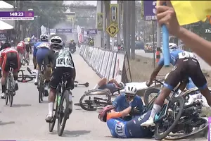 Hình ảnh tai nạn gần đích đến